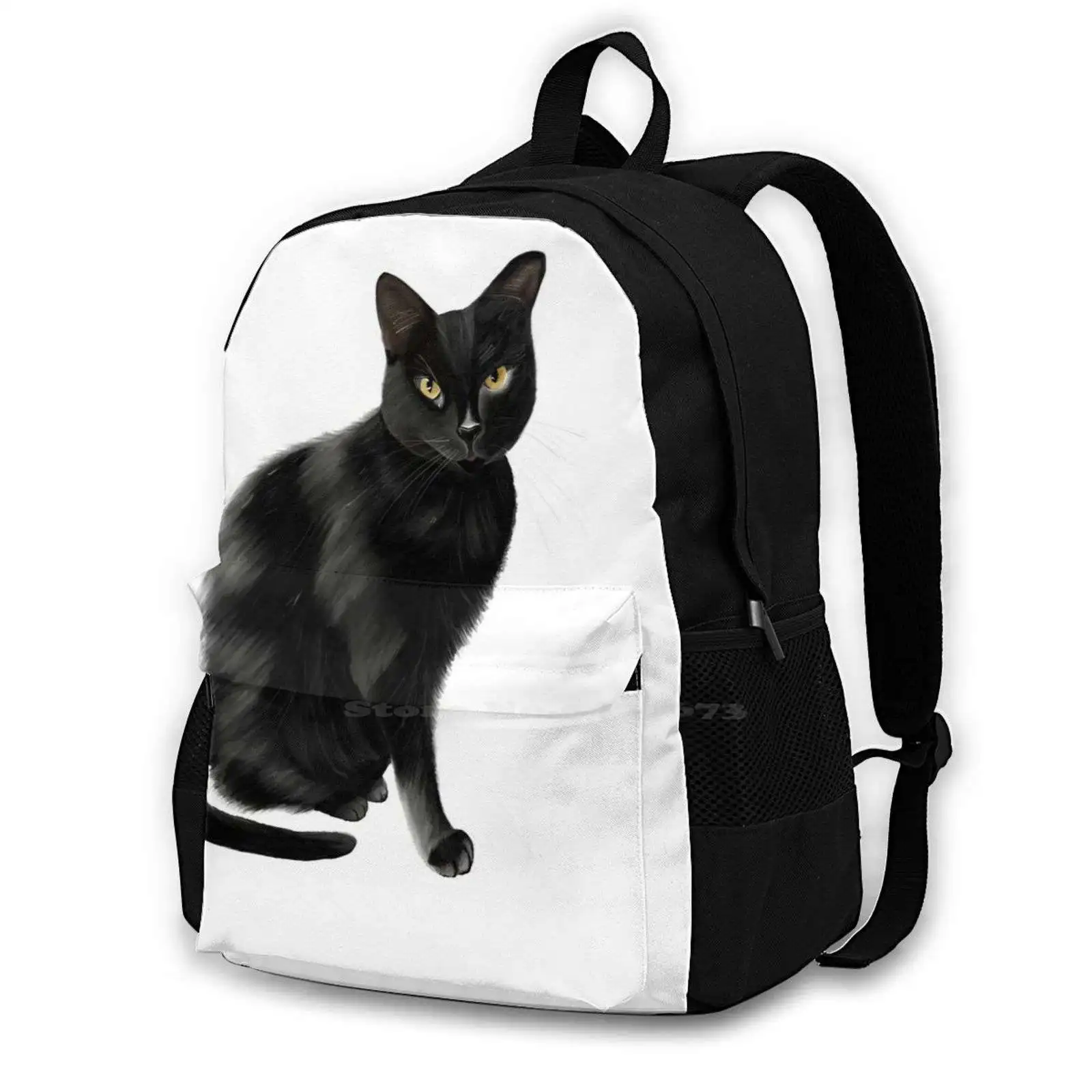 Black Cat (Nyx) Backpack For Student School Laptop Travel Bag Cat Black Cat Witchy Witch Magic Pet Cats Pets Black Cats
Black Cat (Nyx) Backpack For Student School Laptop Travel Bag Cat Black Cat Witchy Witch Magic Pet Cats Pets Black Cats
