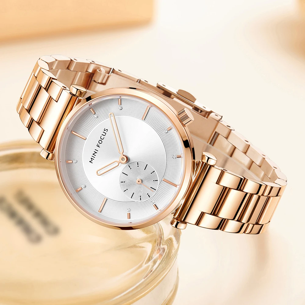 MINI FOCUS 2021 New Women Watches Luxury Fashion Quartz Watch Reloj Mujer Waterproof Rose Gold Stainless Belt Ladies Dress Watch
MINI FOCUS 2021 New Women Watches Luxury Fashion Quartz Watch Reloj Mujer Waterproof Rose Gold Stainless Belt Ladies Dress Watch
