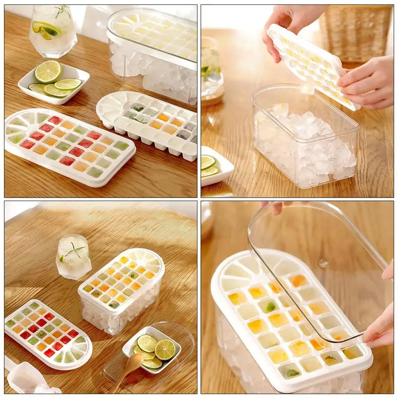 1Pc Ice Making Mold Household Ice Box Ice Cube Tray With Removable Cover Kitchen Tool (White)
1Pc Ice Making Mold Household Ice Box Ice Cube Tray With Removable Cover Kitchen Tool (White)