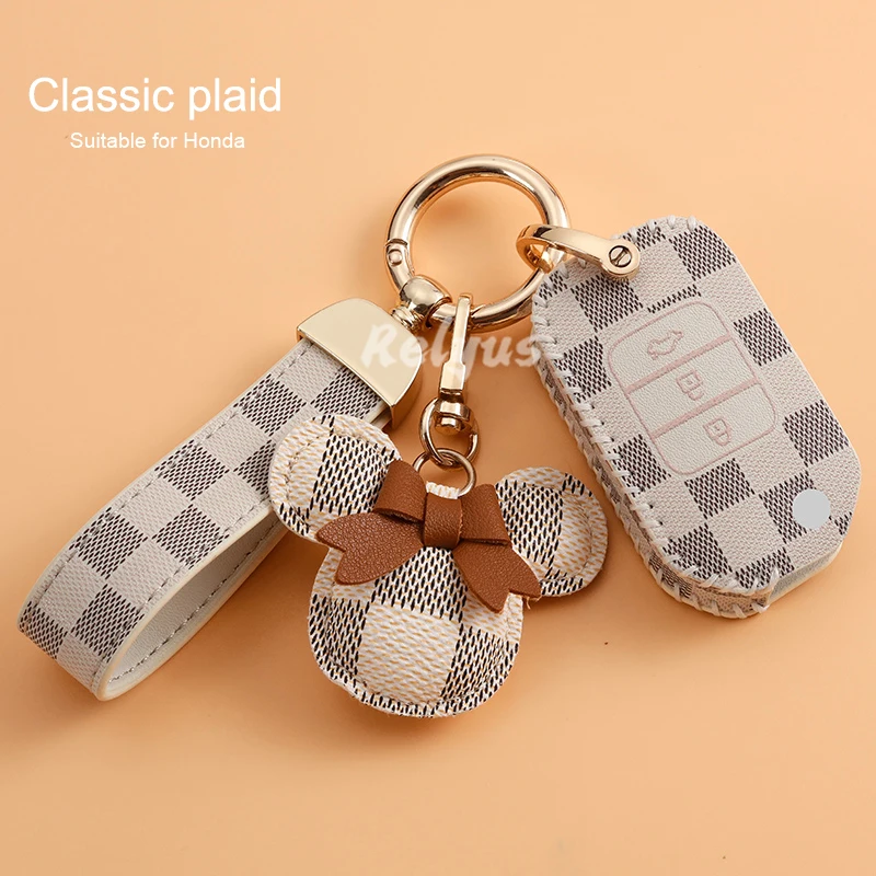 Leather Car Key Case Cover Protection For Honda Civic CR-V HR-V XRV Agreement Jode Crider Odyssey Car Auto Keychain Accessories
Leather Car Key Case Cover Protection For Honda Civic CR-V HR-V XRV Agreement Jode Crider Odyssey Car Auto Keychain Accessories