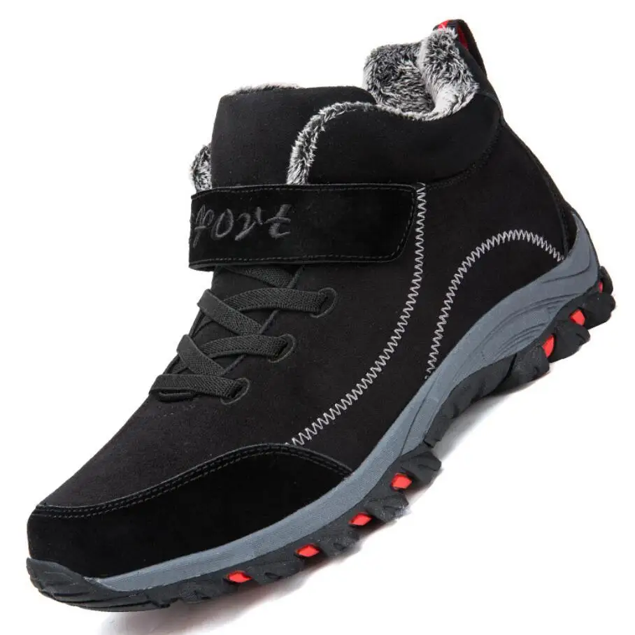 Winter Men Outdoor Hiking Boots Cow Suede Warm Snow Women Boots Men Work Casual Shoes High Top High-Top Non-Slip Ankle Boots
Winter Men Outdoor Hiking Boots Cow Suede Warm Snow Women Boots Men Work Casual Shoes High Top High-Top Non-Slip Ankle Boots