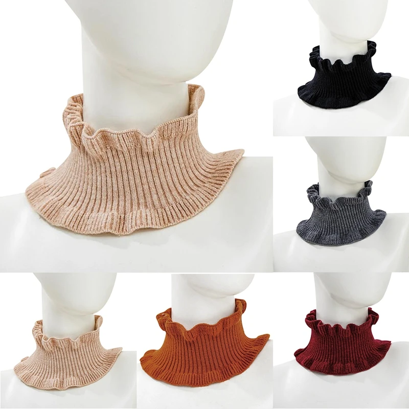 Women Girls Knitted Scarf Decorative Winter Necklace Scarf Loop Scarf Circle Scarf False Collar Solid Color Fashion Bib Scarf
Women Girls Knitted Scarf Decorative Winter Necklace Scarf Loop Scarf Circle Scarf False Collar Solid Color Fashion Bib Scarf