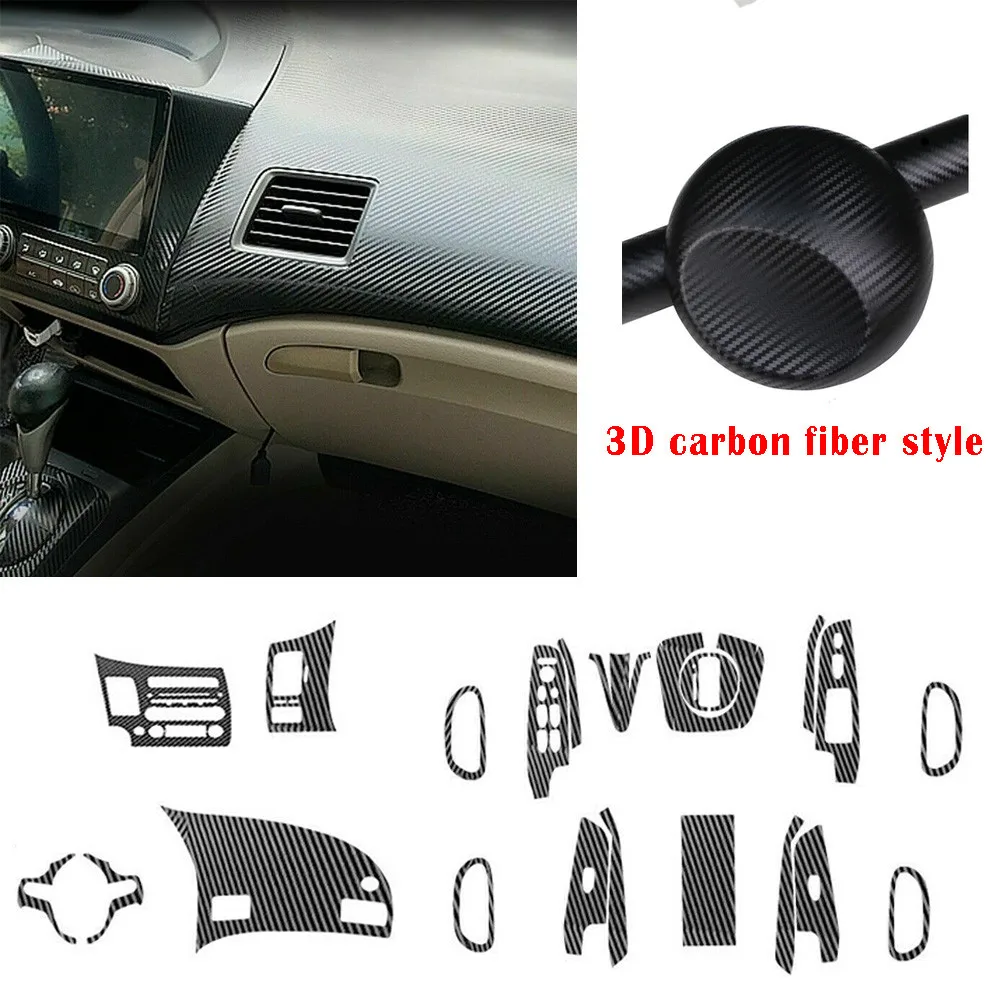 Наклейки для интерьера автомобиля для Honda Civic 2006-2011, глянцевый комплект аксессуаров
Наклейки для интерьера автомобиля для Honda Civic 2006-2011, глянцевый комплект аксессуаров