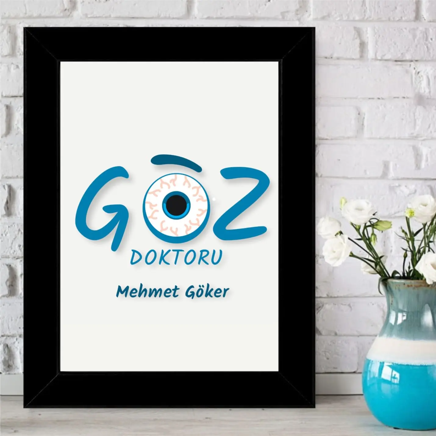Personalized Eye Doctor Framed Board 
Personalized Eye Doctor Framed Board