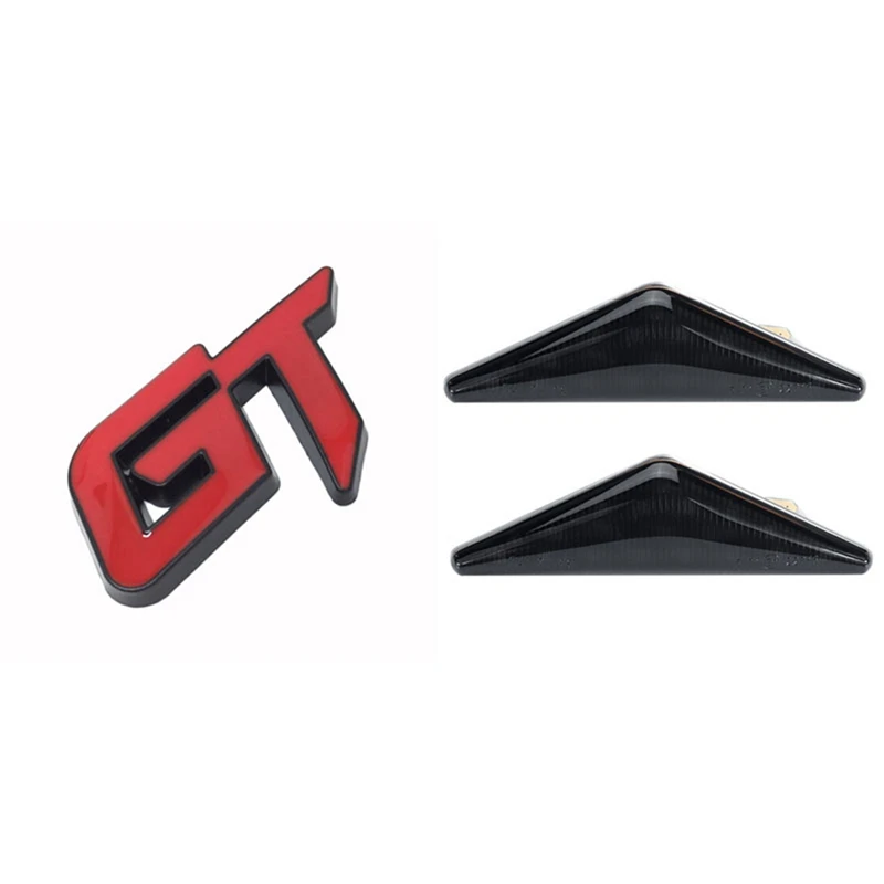 3D Gt Logo Car Sticker Fashion Car Decor Sticker with 1Pair Car Light LED Side Marker Turn Signal Light Indicator Flash
3D Gt Logo Car Sticker Fashion Car Decor Sticker with 1Pair Car Light LED Side Marker Turn Signal Light Indicator Flash