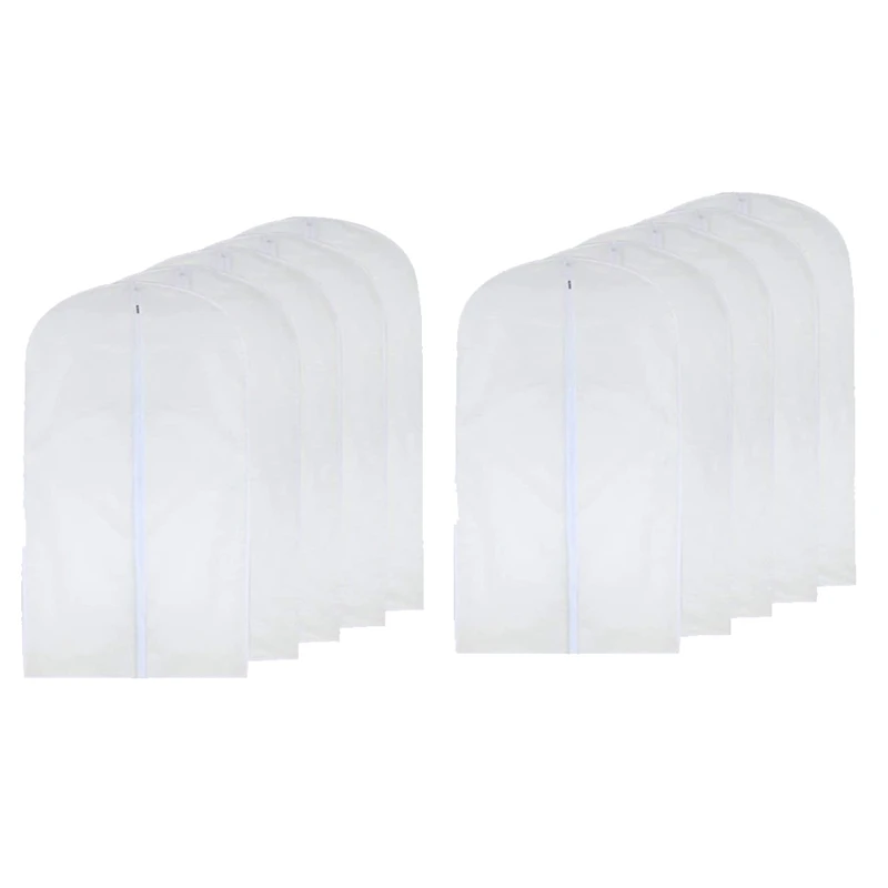 10 Pcs Clear Garment Bags Dust-Proof for Storage Clothes Cover Bag Coat, Dress Closet Clothes Storage-24 x 40Inch
10 Pcs Clear Garment Bags Dust-Proof for Storage Clothes Cover Bag Coat, Dress Closet Clothes Storage-24 x 40Inch