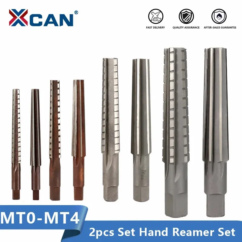 XCAN Hand Reamers 2pcs MT0/MT1/MT2/MT3/MT4 Steel Fine/Rough-Edge Morse Taper Reamer For Milling Finishing Cutter Tool
XCAN Hand Reamers 2pcs MT0/MT1/MT2/MT3/MT4 Steel Fine/Rough-Edge Morse Taper Reamer For Milling Finishing Cutter Tool