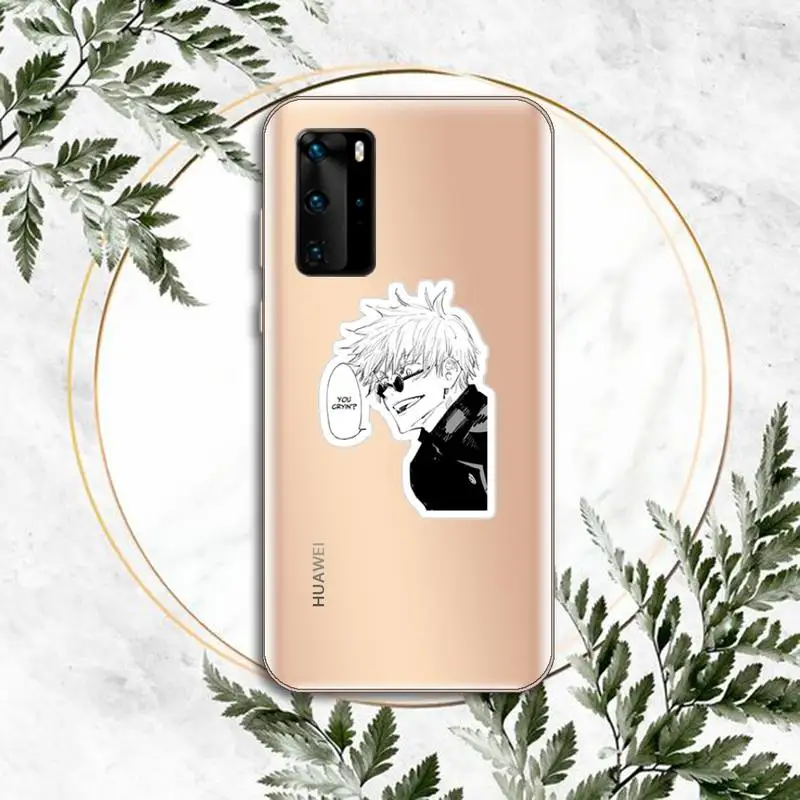 Jujutsu Kaisen Anime Cartoon Phone Case Clear Transparent for huawei honor P 40 30 20 lite Pro 10 i 8 9 x p smart 2019
Jujutsu Kaisen Anime Cartoon Phone Case Clear Transparent for huawei honor P 40 30 20 lite Pro 10 i 8 9 x p smart 2019