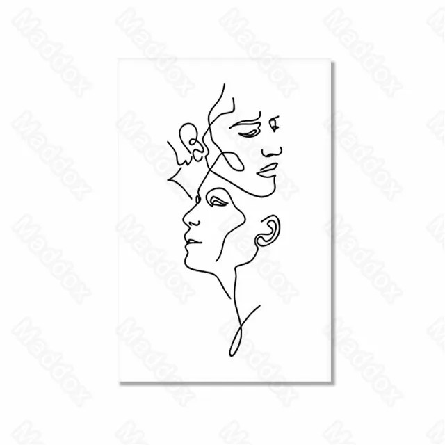 Wallpaper Print Canvas Painting Simple Line Outline Character Face Head Side Face Artistic High-Level Poster Painting
Wallpaper Print Canvas Painting Simple Line Outline Character Face Head Side Face Artistic High-Level Poster Painting