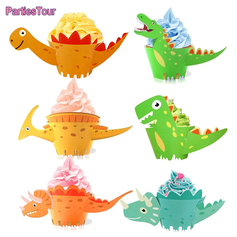 24X Jungle Animal Dinosaur Cupcake Wrappers Cartoon Animal Cake Decorating Baby Shower Birthday Party Decor Cake Cup Paper Box
24X Jungle Animal Dinosaur Cupcake Wrappers Cartoon Animal Cake Decorating Baby Shower Birthday Party Decor Cake Cup Paper Box