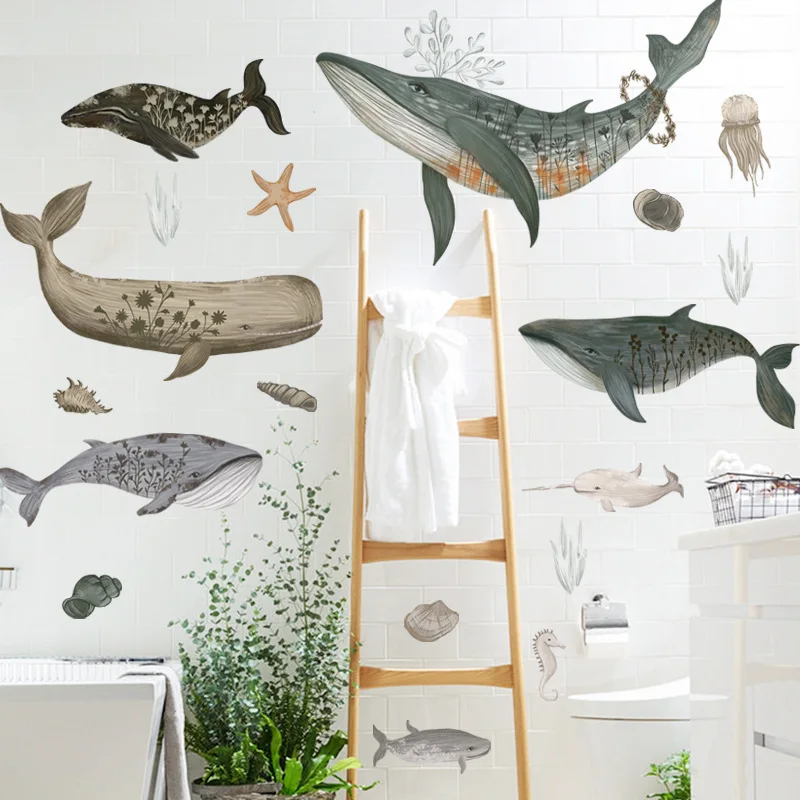 Whale Wall Stickers Teenager Kids Room Bedroom Living Room Decor Aesthetic Decals Self Adhesive Wallstickers Pegatinas De Pared
Whale Wall Stickers Teenager Kids Room Bedroom Living Room Decor Aesthetic Decals Self Adhesive Wallstickers Pegatinas De Pared
