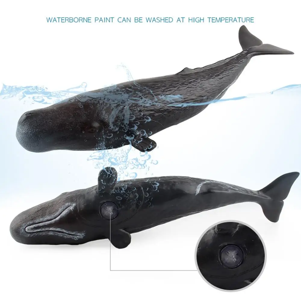 Lifelike Sea Life Sperm Whale Realistic Hand-Painted Toy Figurine Model Children Birthday Gifts | Игрушки и хобби
