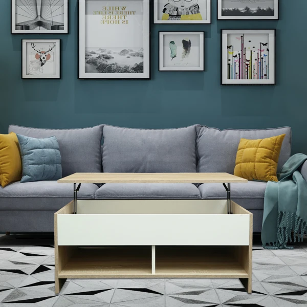 【USA READY STOCK】Lift Top Coffee Table w/Hidden Storage & 2 Open Shelves for Living Room Main Material PaReception Room Office
【USA READY STOCK】Lift Top Coffee Table w/Hidden Storage & 2 Open Shelves for Living Room Main Material PaReception Room Office