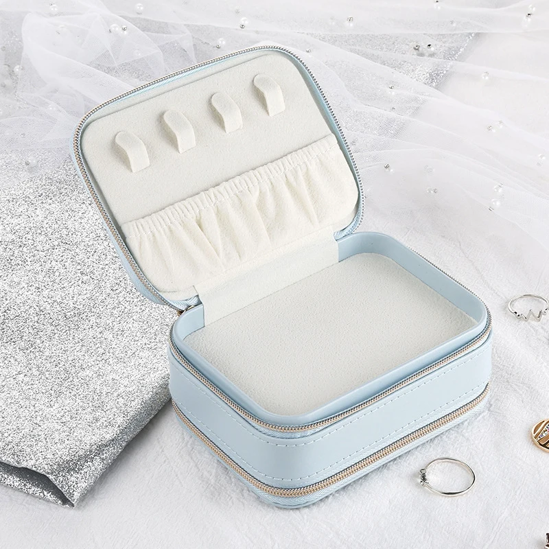 Jewelry Organizer Zippered Jewelry Box Jewelry Casket Portable Makeup Storage Multi-layer Makeup Organizer Beauty Travel Box
Jewelry Organizer Zippered Jewelry Box Jewelry Casket Portable Makeup Storage Multi-layer Makeup Organizer Beauty Travel Box