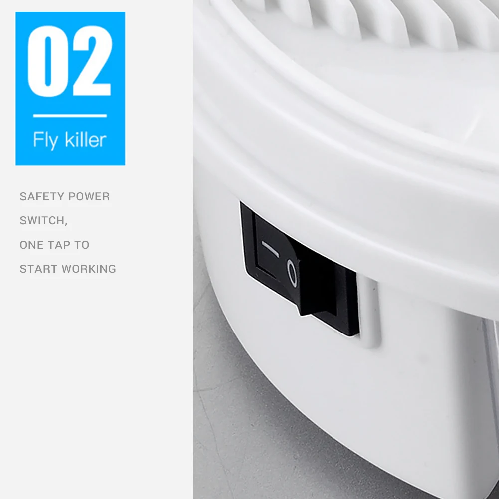 1PCS Electric Fly Trap Device with Trapping Food Electric Flycatcher Artifact
1PCS Electric Fly Trap Device with Trapping Food Electric Flycatcher Artifact