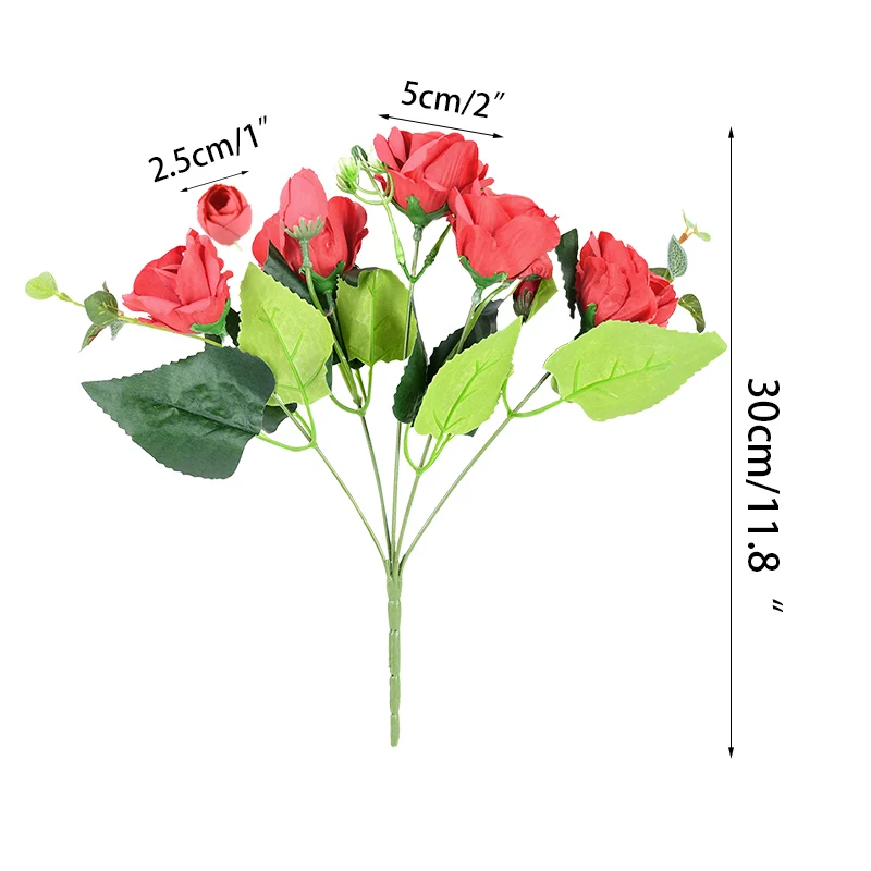 1bunch Artificial Flower Silk Rose Fake Flower For DIY Living Room Home Garden Birthday Party Wedding Decoration Artificial Rose 
1bunch Artificial Flower Silk Rose Fake Flower For DIY Living Room Home Garden Birthday Party Wedding Decoration Artificial Rose