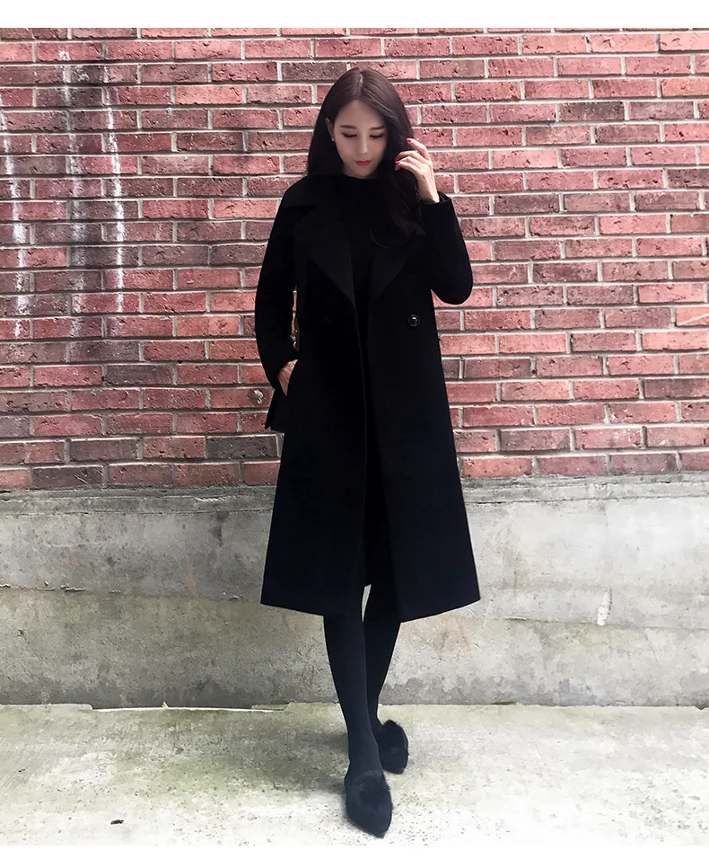 Fashion Women Elegant Black Jackets 2020 Winter Fashion Ladies Coats Female Thicken And Lengthen Trench Enlarged Style Coat
Fashion Women Elegant Black Jackets 2020 Winter Fashion Ladies Coats Female Thicken And Lengthen Trench Enlarged Style Coat