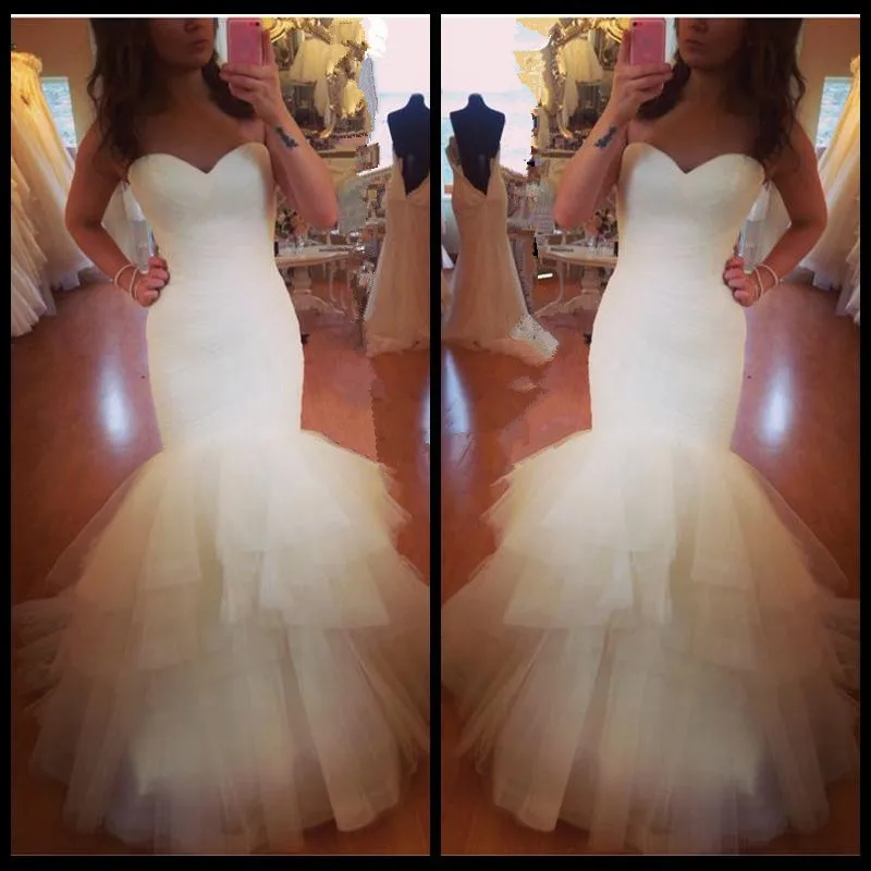 vestido de noiva Ivory Mermaid Wedding Dresses Sexy Sweetheart Ruched Fitted Wedding gowns sweep train 2020 For Bride Dresses
vestido de noiva Ivory Mermaid Wedding Dresses Sexy Sweetheart Ruched Fitted Wedding gowns sweep train 2020 For Bride Dresses