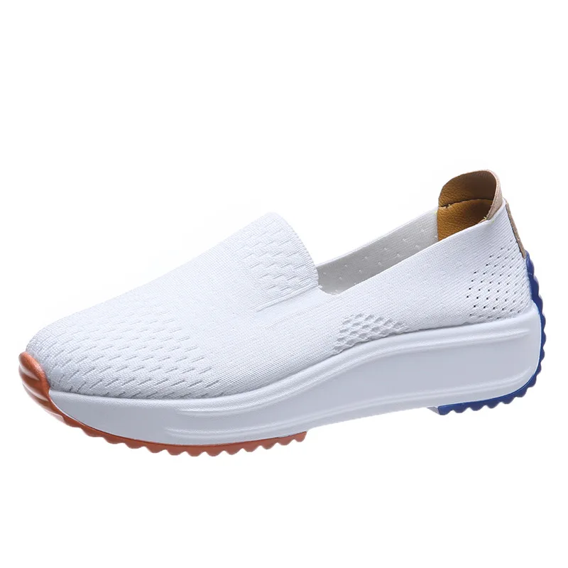 Fashion Women Slip on Mesh Shoes Woman Light Sneakers Spring Autumn Casual Platform Shoes Female Loafers Zapatos De Mujer