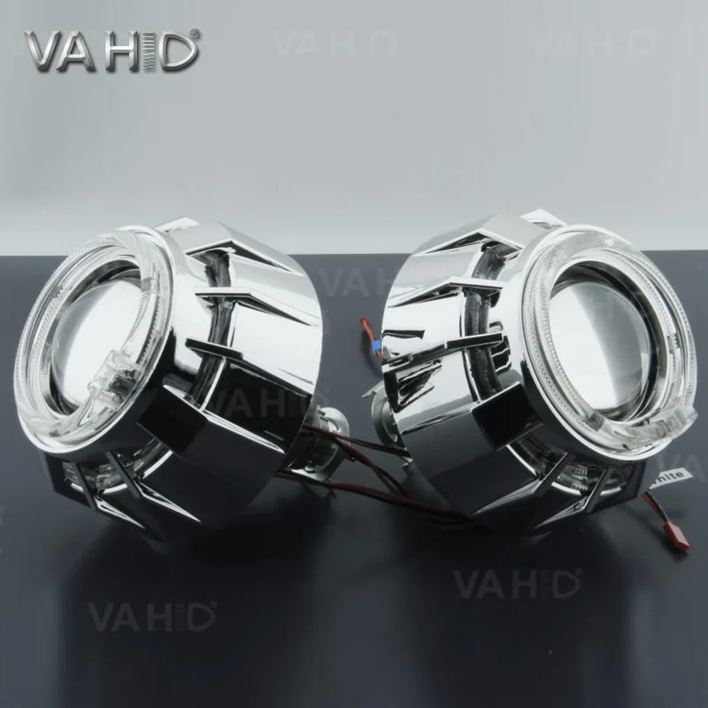 CH10 2.5inch bixenon hid projector lens with LED light guide double angel eye and devil eye
CH10 2.5inch bixenon hid projector lens with LED light guide double angel eye and devil eye