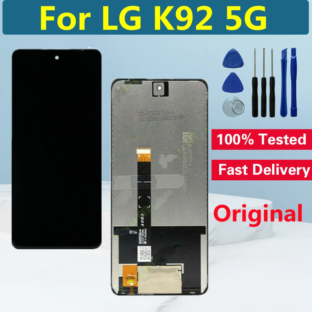 6.7" Original For LG K92 5G LCD Display With Frame Touch Screen Digitizer Assembly For LG K92 5G LMK920 LCD Screen Replacement
6.7" Original For LG K92 5G LCD Display With Frame Touch Screen Digitizer Assembly For LG K92 5G LMK920 LCD Screen Replacement