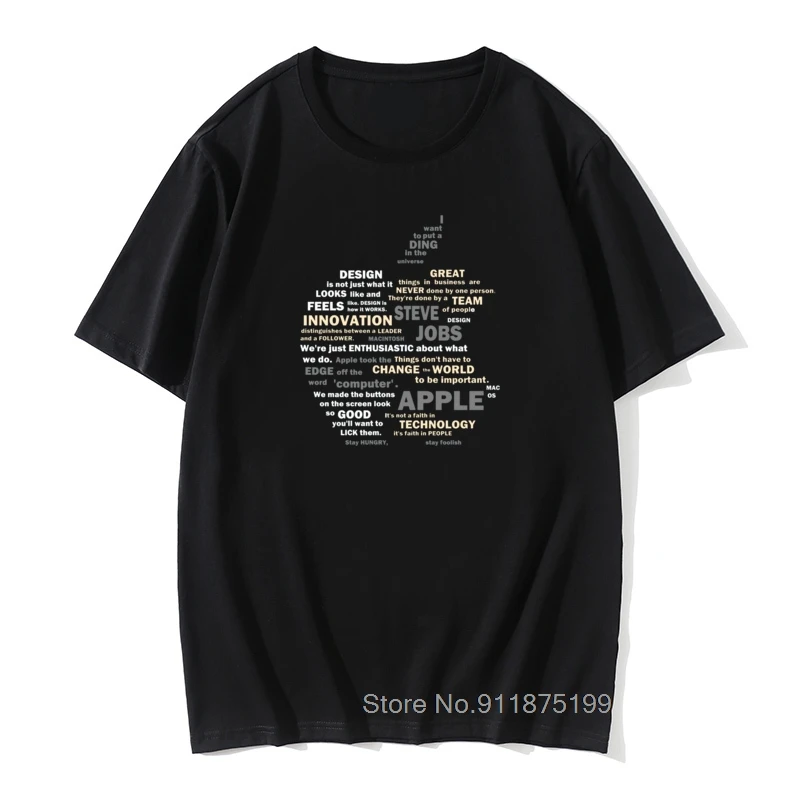 Apple Quote Wordcloud Text Letter Print New Tops Shirt Europe Brand New Fashion Clothes Tshirt for Men Programmer T Shirt
Apple Quote Wordcloud Text Letter Print New Tops Shirt Europe Brand New Fashion Clothes Tshirt for Men Programmer T Shirt