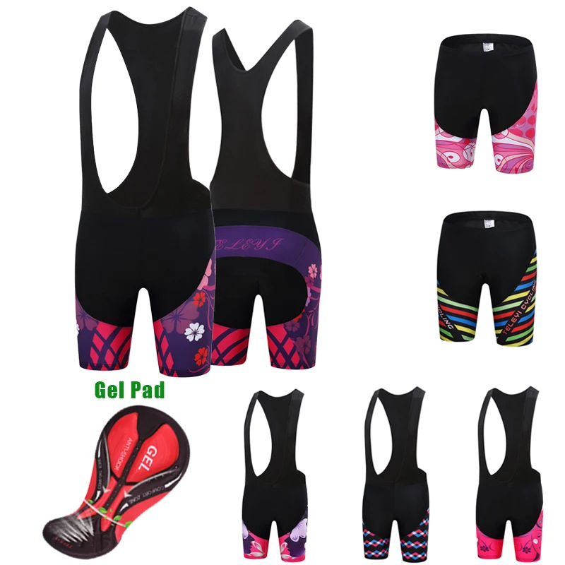 Women Summer Lycra Cycling BIB Pants Gel Pad MTB Bicycle Shorts Female Road Bike Tights Suspenders Padded Culottes Pro Underwear
Women Summer Lycra Cycling BIB Pants Gel Pad MTB Bicycle Shorts Female Road Bike Tights Suspenders Padded Culottes Pro Underwear
