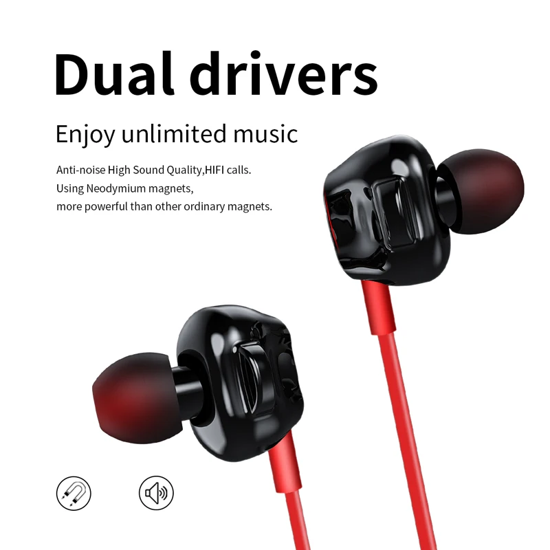 Neckband Music Sports Wireless Bluetooth Earphones Noise Cancelling Magnetic Earbuds TPU High Quality Headphones
Neckband Music Sports Wireless Bluetooth Earphones Noise Cancelling Magnetic Earbuds TPU High Quality Headphones