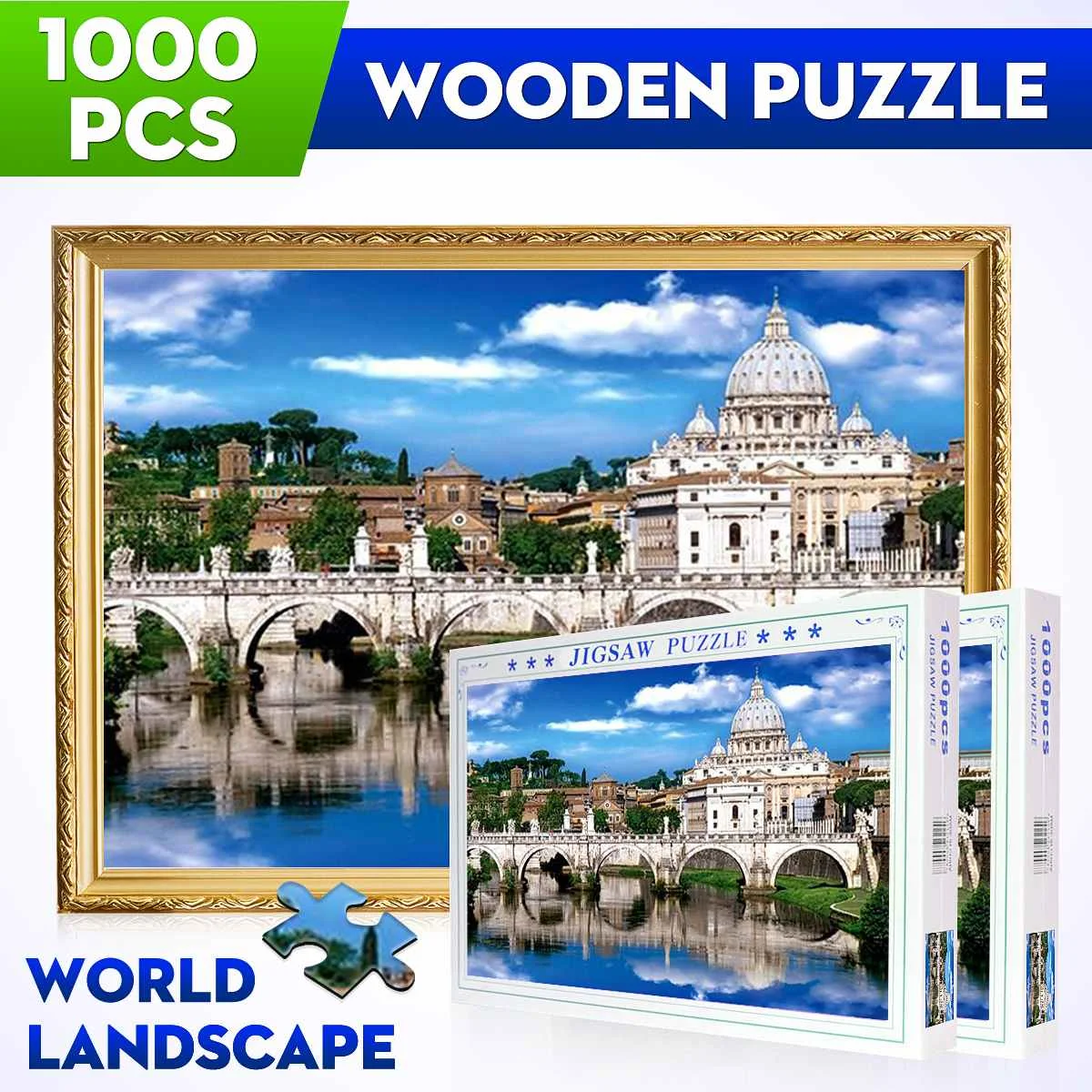 1000Pcs Puzzles Jigsaw Paper Puzzle Educational Toys Sea World Landscape 1000Pcs Jigsaw Puzzle 50*75cm Puzzles Gift For Child
1000Pcs Puzzles Jigsaw Paper Puzzle Educational Toys Sea World Landscape 1000Pcs Jigsaw Puzzle 50*75cm Puzzles Gift For Child