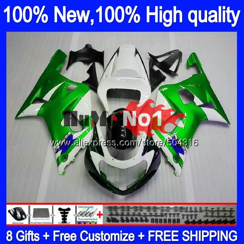 Корпус для SUZUKI GSXR 600 750 CC GSXR600 2001 2002 2003 белый зеленый 14MC.99 GSXR750 GSX-R600 01 03 GSXR-600 K1 01 02 03 обтекатель
Корпус для SUZUKI GSXR 600 750 CC GSXR600 2001 2002 2003 белый зеленый 14MC.99 GSXR750 GSX-R600 01 03 GSXR-600 K1 01 02 03 обтекатель