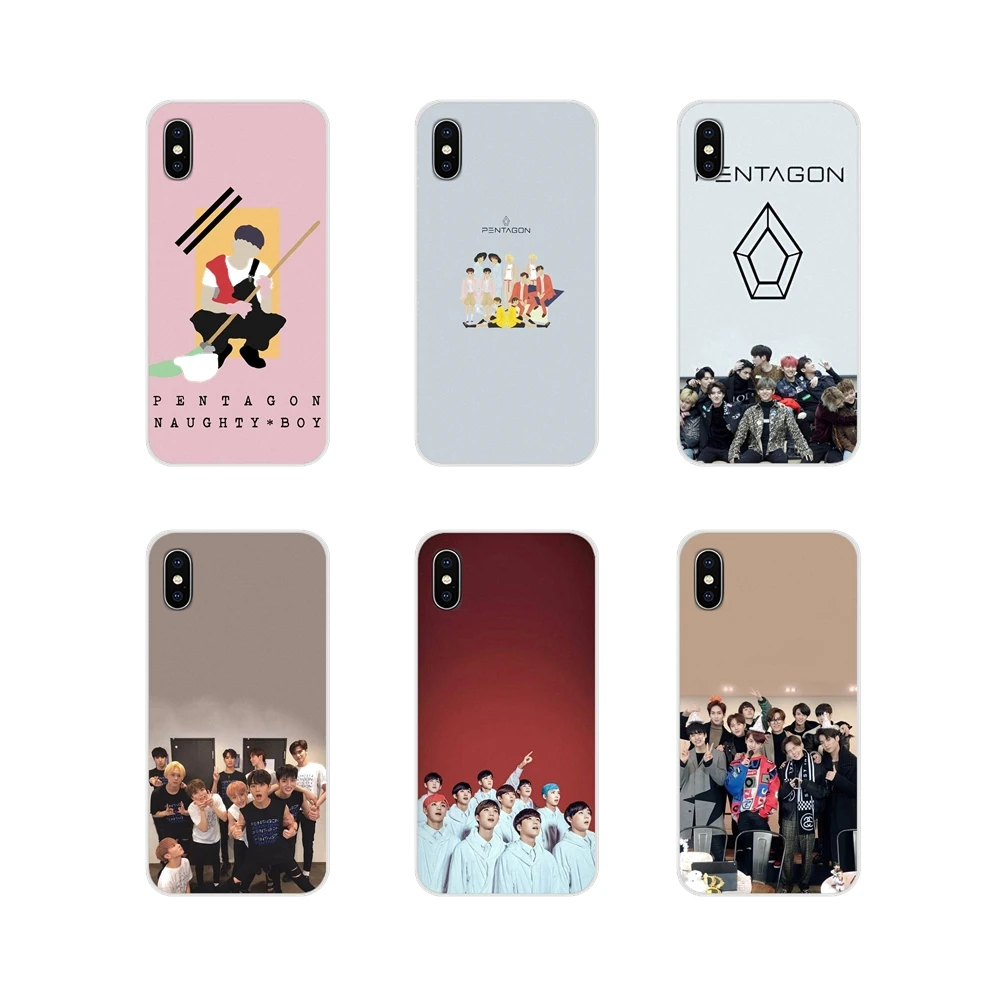 Аксессуары чехол для телефона Pentagon kpop Korean group boy Apple iPhone X XR XS MAX 4 4S 5 5S 5C SE 6 6S 7 8 Plus ipod