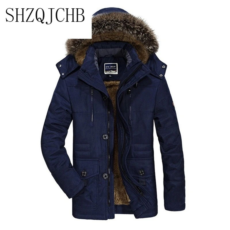 JCHB Autumn Winter Coat Men Windproof Jacket Warm Overcoat Parka Outwear Cotton Fur Hooded Down Coat
JCHB Autumn Winter Coat Men Windproof Jacket Warm Overcoat Parka Outwear Cotton Fur Hooded Down Coat