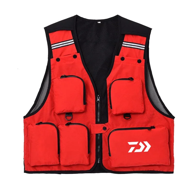 Summer Outdoors Sports Breathable Multi-Pocket Fishing Vest Unisex Floatation Quick-Dry Travel Photographer Jacket Fishing Vests
Summer Outdoors Sports Breathable Multi-Pocket Fishing Vest Unisex Floatation Quick-Dry Travel Photographer Jacket Fishing Vests