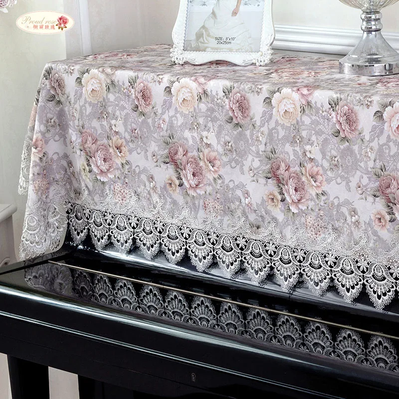 Proud Rose Lace Piano Cover Couvre Clavier Piano European Piano Towel Dustproof Cover Home Tea table coveDecoration Cover Cloth
Proud Rose Lace Piano Cover Couvre Clavier Piano European Piano Towel Dustproof Cover Home Tea table coveDecoration Cover Cloth
