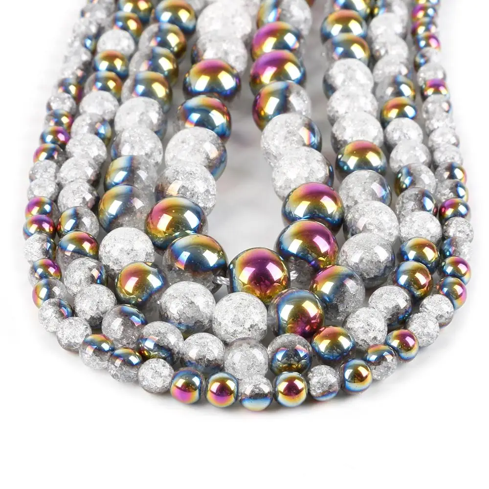 Plated Rainbow White Snow Cracked Crystal Natural Stone Beads For DIY Bracelet Necklace Jewelry Making strawberry beads
Plated Rainbow White Snow Cracked Crystal Natural Stone Beads For DIY Bracelet Necklace Jewelry Making strawberry beads