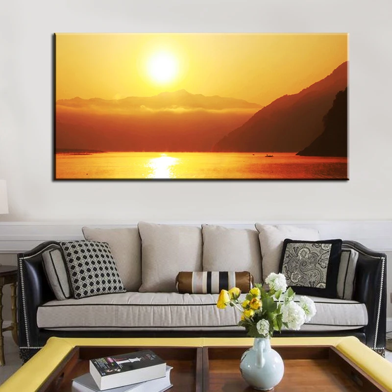 60x120cm-Sunset Natural Lake Mountain Landscape Canvas Painting Posters and Prints Scandinavian Wall Art Picture for Living Room
60x120cm-Sunset Natural Lake Mountain Landscape Canvas Painting Posters and Prints Scandinavian Wall Art Picture for Living Room