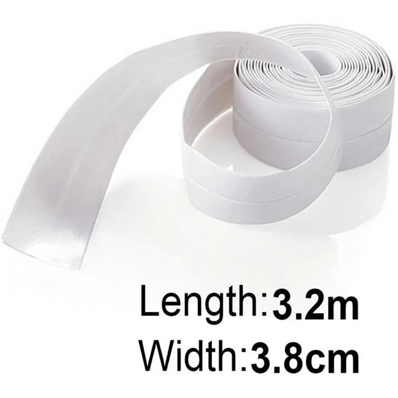 1 ROLL Sealing Tape Mildewproof Tape PVC Material Kitchen Bathroom Wall Waterproof Mold Proof Adhesive Crack Repair Tape #42
1 ROLL Sealing Tape Mildewproof Tape PVC Material Kitchen Bathroom Wall Waterproof Mold Proof Adhesive Crack Repair Tape #42