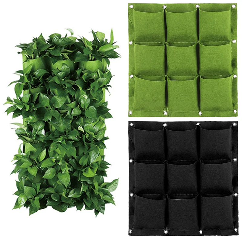 2/3/4/6/9 Wall Hanging Pockets Garden Wall Hanging Planting Bags Green Plant Grow Planter Vertical vegetable Garden Supplies Bag
2/3/4/6/9 Wall Hanging Pockets Garden Wall Hanging Planting Bags Green Plant Grow Planter Vertical vegetable Garden Supplies Bag