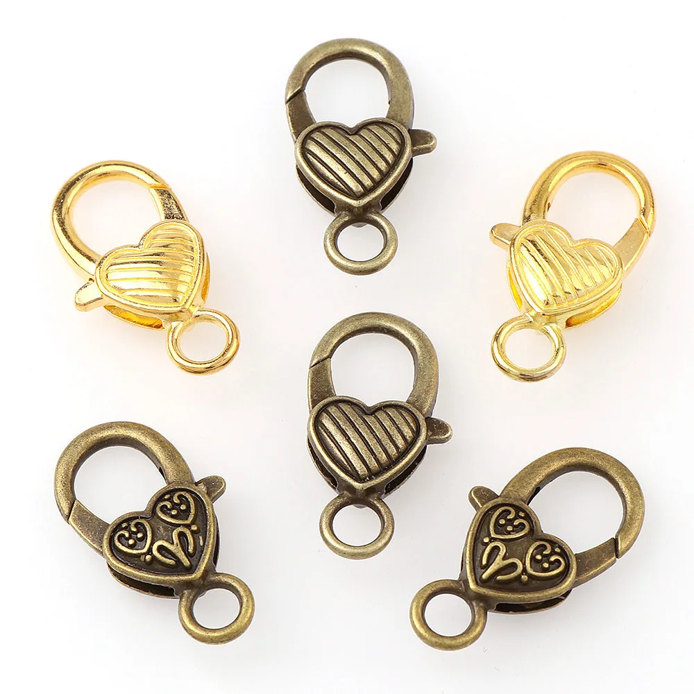 20pcs/lot Antique Lobster Clasp Hooks For Necklace Bracelet DIY Jewelry Findings & Components
20pcs/lot Antique Lobster Clasp Hooks For Necklace Bracelet DIY Jewelry Findings & Components
