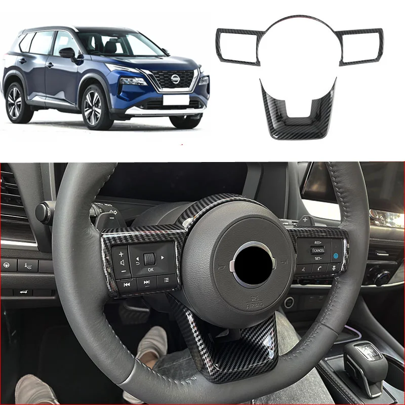 New Arrivals Carbon Fiber Steering Wheel Trim Cover Interior Decoration Accessories CN For Nissan Rogue X Trail T33 2021 2022
New Arrivals Carbon Fiber Steering Wheel Trim Cover Interior Decoration Accessories CN For Nissan Rogue X Trail T33 2021 2022