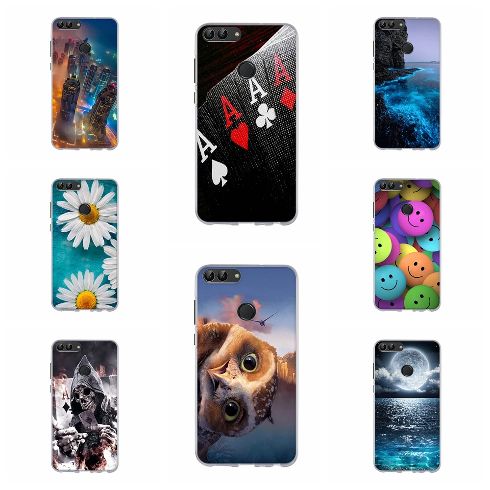 Чехол для Huawei P smart 2017 Ультратонкий чехол из ТПУ телефона Enjoy 7S силиконовая
