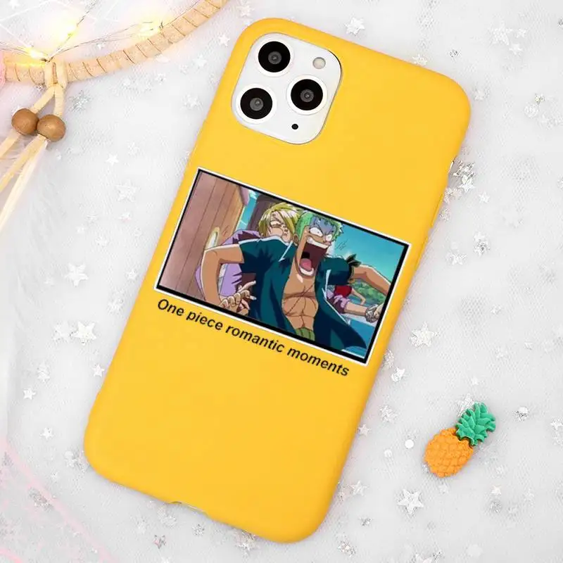 Hot anime one piece Phone Case Candy Color Yellow for iPhone 11 12 pro XS MAX 8 7 6 6S Plus X 5S SE 2020 XR
Hot anime one piece Phone Case Candy Color Yellow for iPhone 11 12 pro XS MAX 8 7 6 6S Plus X 5S SE 2020 XR