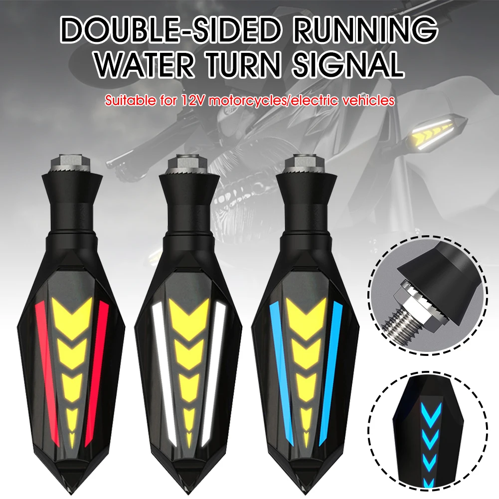 Motorcycle Turn Signals LED Light Flowing Flashing Indicator Sequential 12V Tail Stop Signal Running Lamp Universal Fast deliver
Motorcycle Turn Signals LED Light Flowing Flashing Indicator Sequential 12V Tail Stop Signal Running Lamp Universal Fast deliver