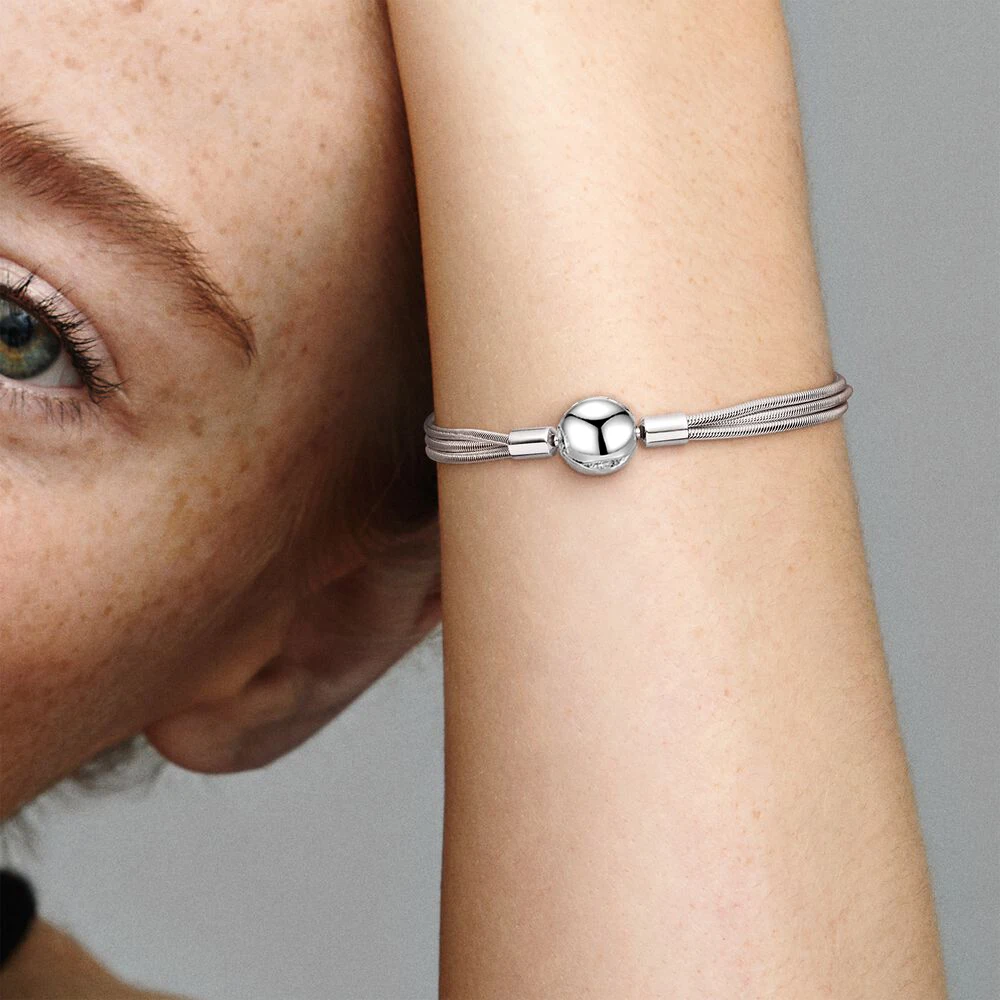 Buipoey New Snake Chain Bracelet Silver Color 3 Thin Bracelets Fit Original Brands Fine Beaded Bracelet For Women Charm Bangle
Buipoey New Snake Chain Bracelet Silver Color 3 Thin Bracelets Fit Original Brands Fine Beaded Bracelet For Women Charm Bangle