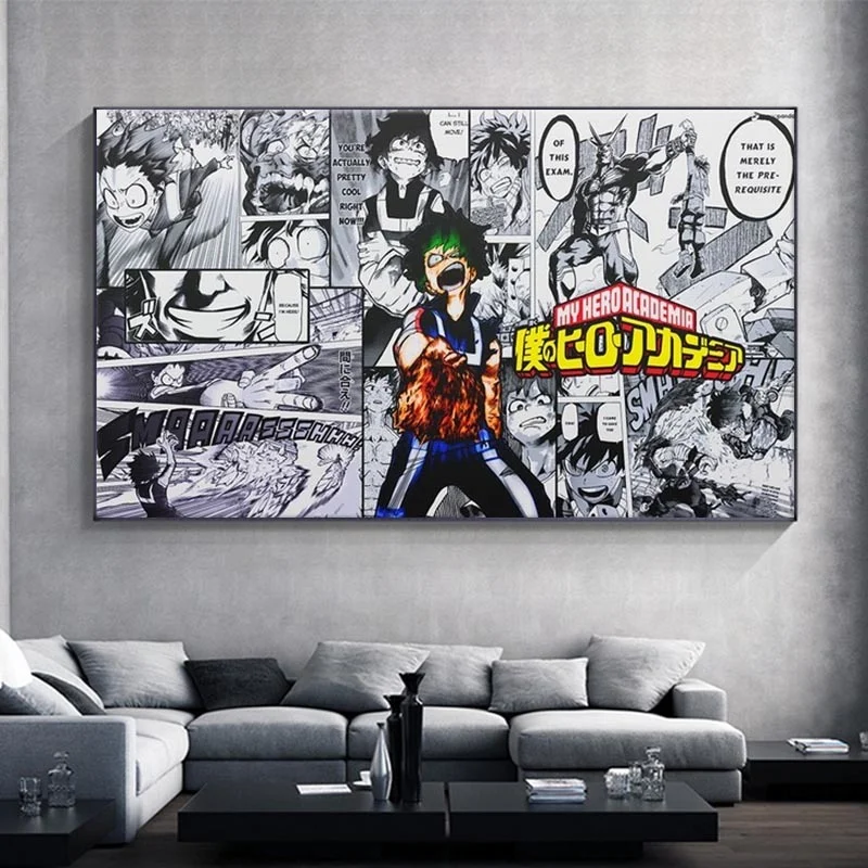 My Hero Academia Poster Comic Wall Art Canvas Paintings Japan Anime Pictures for Modern Home Living Room Wall Decor (No Frame)
My Hero Academia Poster Comic Wall Art Canvas Paintings Japan Anime Pictures for Modern Home Living Room Wall Decor (No Frame)