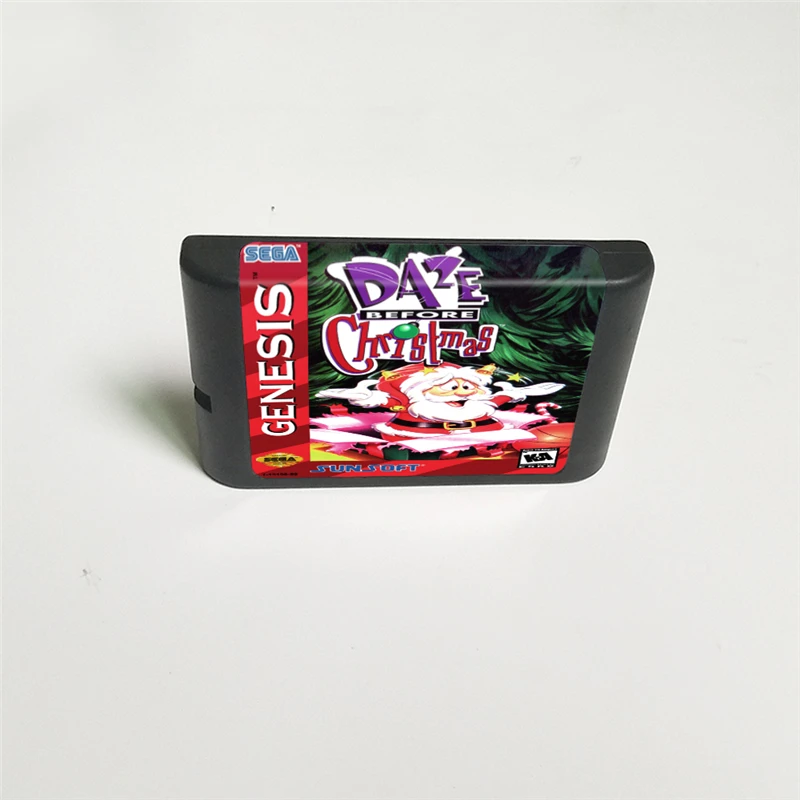 Daze Before Christmas - 16 Bit MD Game Card for Sega Megadrive Genesis Video Game Console Cartridge 
Daze Before Christmas - 16 Bit MD Game Card for Sega Megadrive Genesis Video Game Console Cartridge