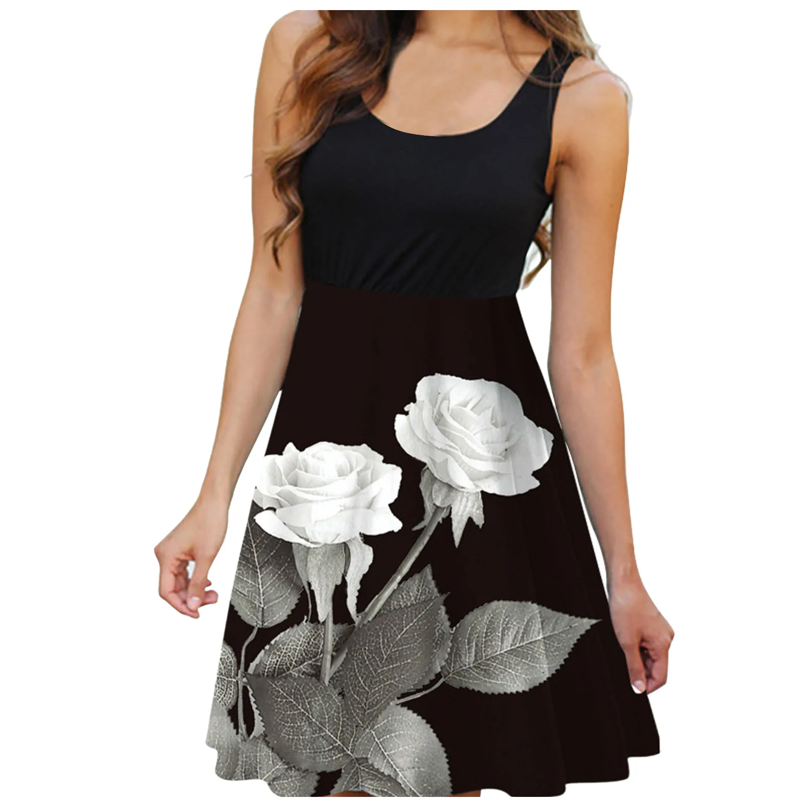 Women's Fashion Dresses Sexy Vintage O-Neck Sleeveless Floral Print Vest Party Dress 2021 Summer Dress Vestidos De Mujer
Women's Fashion Dresses Sexy Vintage O-Neck Sleeveless Floral Print Vest Party Dress 2021 Summer Dress Vestidos De Mujer