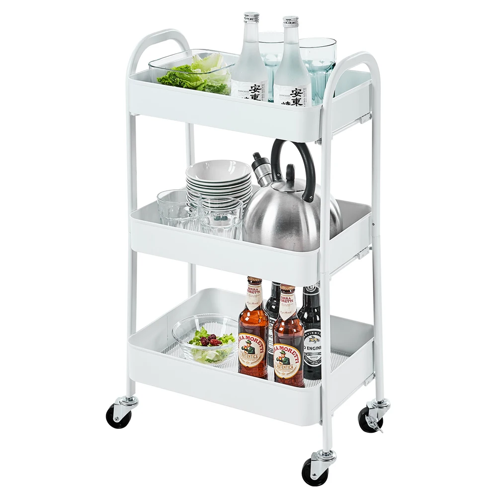 3 Tier Rolling/Service/Utility/shelf/Push Cart Silent Wheel for Home Office Kitchen Garage Bedroom Bathroom Classroom Salons etc
3 Tier Rolling/Service/Utility/shelf/Push Cart Silent Wheel for Home Office Kitchen Garage Bedroom Bathroom Classroom Salons etc