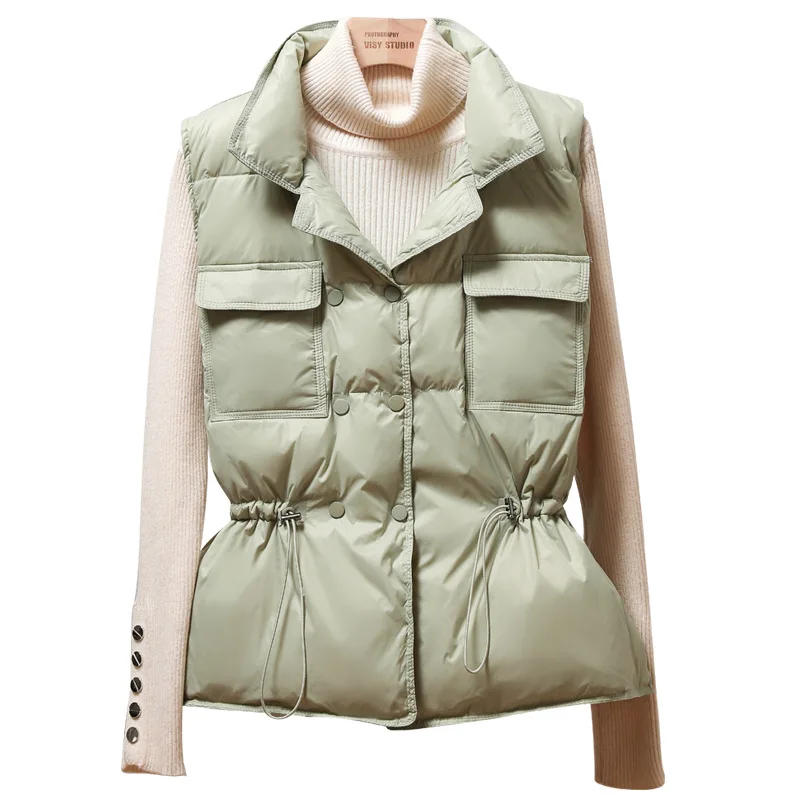 2020 New Ultra Light Down Vest Women Short Vest Windproof Lightweight Warm Waistcoat Female White Duck Down Down Coat Sleeveless
2020 New Ultra Light Down Vest Women Short Vest Windproof Lightweight Warm Waistcoat Female White Duck Down Down Coat Sleeveless
