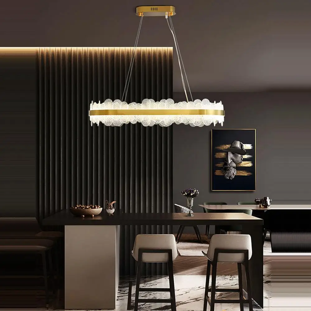 LED Postmodern Round Stainless Steel Golden Designer Chandelier Lighting Lustre Suspension Luminaire Lampen For Dinning Room
LED Postmodern Round Stainless Steel Golden Designer Chandelier Lighting Lustre Suspension Luminaire Lampen For Dinning Room